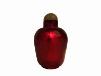 CHINESE RED SNUFF BOTTLE by 