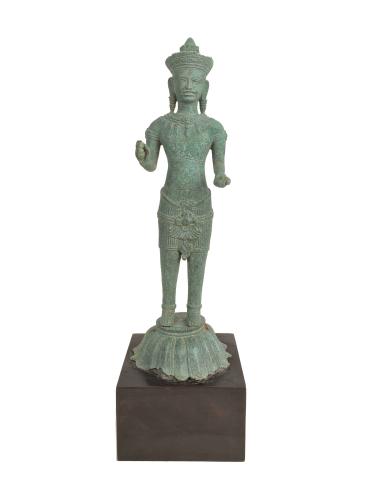 KHMER BRONZE FIGURE (LARGE) by 