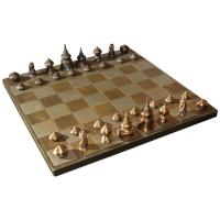 BRONZE 'THAI' STYLE CHESS SET by 
