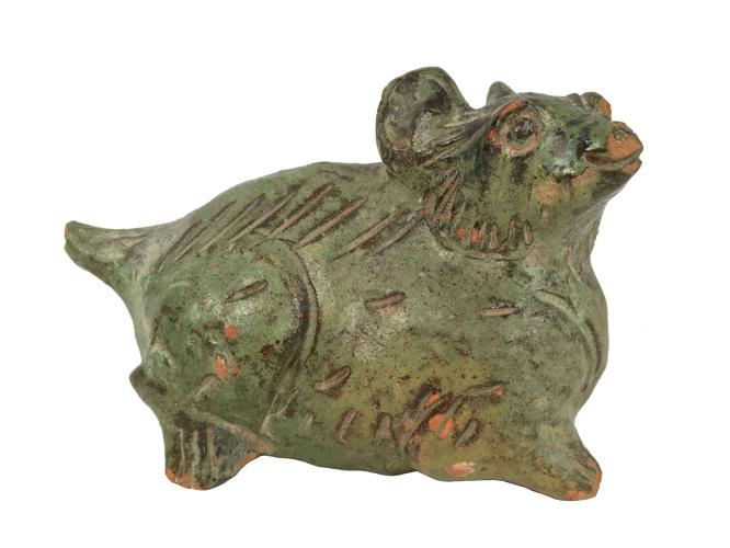 CHINESE ZODIAC BURIAL FIGURE by 