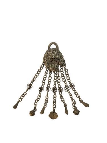 CHINESE SILVER APRON HOOK by 