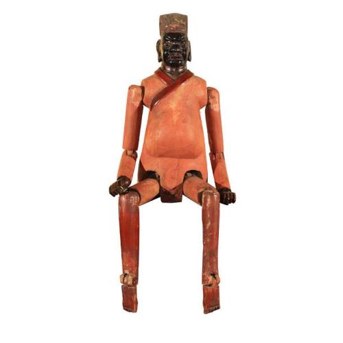 Chinese Articulated Wood Puppet by 