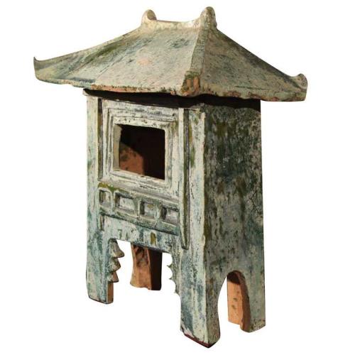 CHINESE MODEL OF A FARMHOUSE. HAN DYNASTY by 