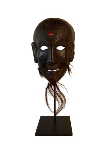 NEPALESE WOODEN MASK by 